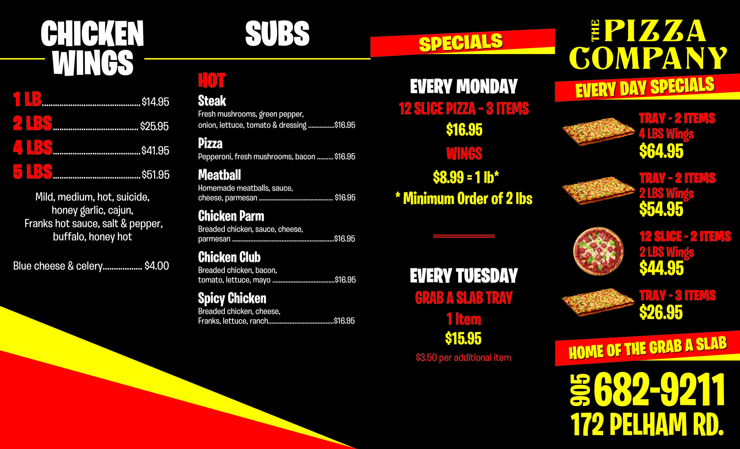 Pizza Co Menu 2026-1 The Pizza Company